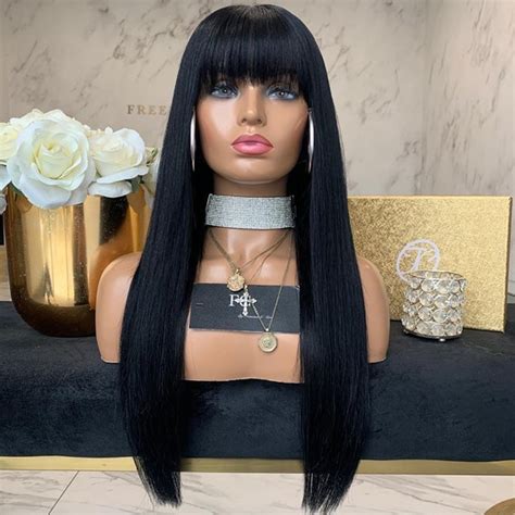 long fringe wig|fringe wig black women.